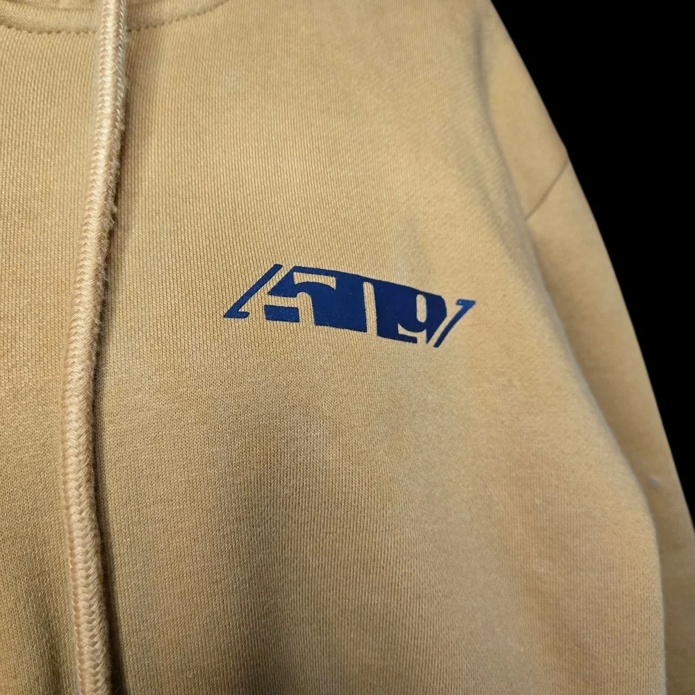 FLY RIDE509 TEMPER Mustard Yellow Zip-Up Hoodie